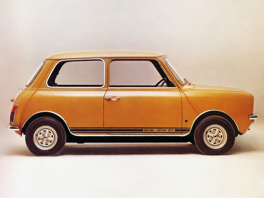 O Mini 1275 GT veio em 1969 substituir o Mini Cooper apesar de menos potente
