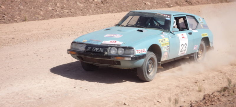 Citroën SM “rally” vencedor do rally de Marrocos em 1971.