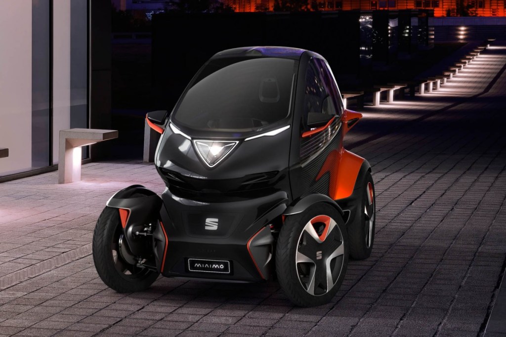 O Seat Mínimo é a proposta da marca espanhola para o futuro da mobilidade nas cidades.